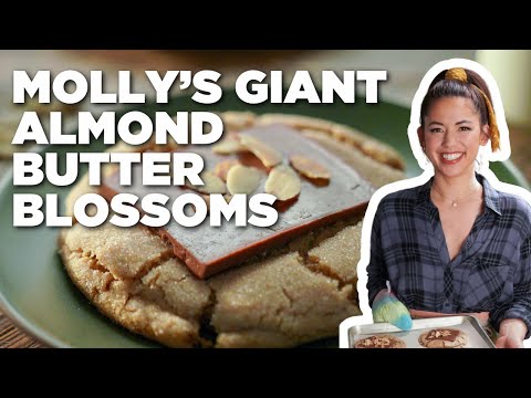 Molly Yeh's Giant Almond Butter Blossoms | Girl Meets Farm | Food Network