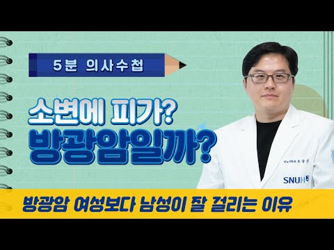 소변에 피가 나온다면? 방광암일까? [5분 의사수첩]