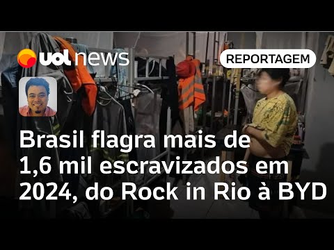 Sakamoto: Brasil flagra mais de 1,6 mil escravizados em 2024, do Rock in Rio à BYD