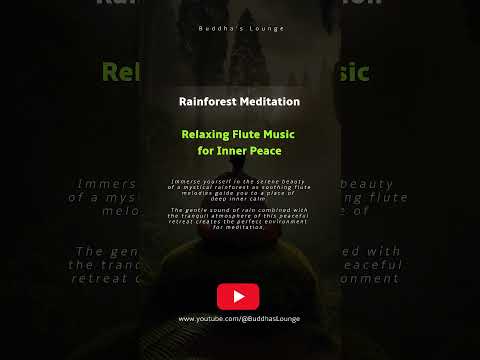 Tranquil Rainforest Meditation | Relaxing Flute Music for Inner Peace