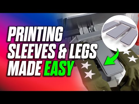 The Easy Way to Print Long Sleeves & Pant Legs with A Heat Press