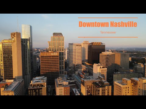 Downtown Nashville Drone Footage