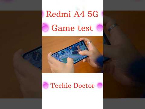 Redmi A4 5G Game Test | BGMI Test | PUBG Test | Free Fire Test