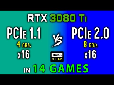 PCI Express - 1.1 vs 2.0 Test in 14 Games | PCIe 1.1 vs PCIe 2.0 | RTX 3080 Ti - 1080p