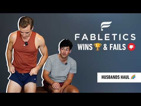 Fabletics WINS 🏆 & FAILS 👎  || Honest Husbands Haul 👕