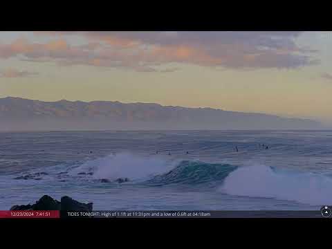 Dec 23, 2024:   XL Wave Forecast = Big Wave Surfing at Historic Waimea Bay, North Shore of Oahu