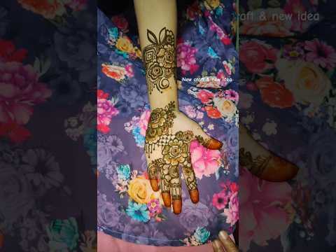 Different and unique mehndi design #shorts #simple #reels #cute #mehndi #different #mehndi