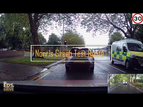 Norris Green Test Route 2024| Liverpool Driving Test| Unmarked Crossroad