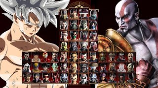 Mortal Kombat 9 - GOKU SSJ & KRATOS - Expert Tag Ladder - Gameplay @(1080p) - 60ᶠᵖˢ ✔