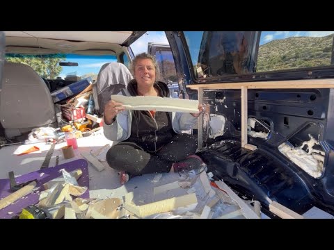 INSULATION, FLOOR, CEILING, and WALLS for my DIY van build- FORD E350 VanLife