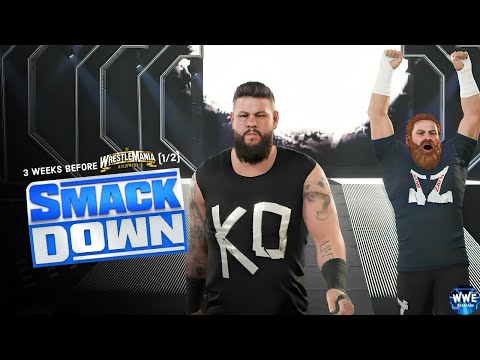 WWE 2k24 FRIDAY NIGHT SMACKDOWN; 3 WEEKS BEFORE WRESTLEMANIA (1/2)