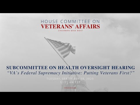 Subcommittee on Health Oversight Hearing