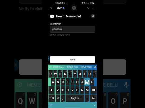 How to Memecoin? Blum code |  New blum YouTube video code how to memecoin.