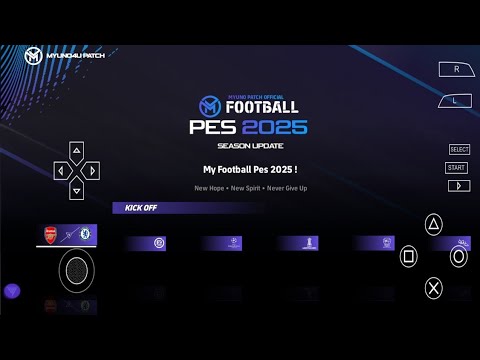 EFOOTBALL PES 2025 PPSSPP ORIGINAL PS5 On Android& ISO BEST Graphics Offline