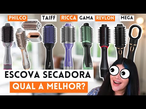 🧡 ESCOVA SECADORA QUAL A MELHOR? Teste comparativo: Philco, Taiff, Ricca, Gama, Revlon e Mega