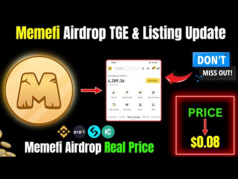 Memefi Airdrop Real Or Fake | Memefi Airdrop Real Price | Memefi Airdrop Withdraw |