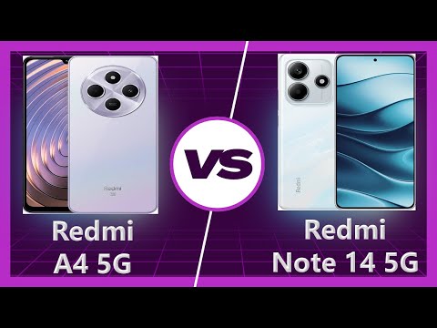 Redmi A4 5G vs Redmi Note 14 5G Detailed Comparison