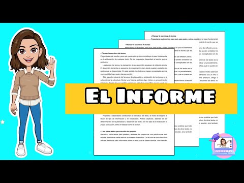 ✅  El Informe | Estructura, Función, Tipos | Cómo hacer un Informe.