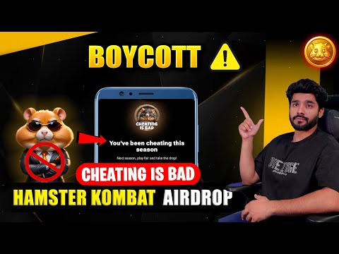 BOYCOTT 😡CHEATING IS BAD HAMSTER KOMBAT || HOW TO REMOVE CHEATING IS BAD || HAMSTER COMBAT AIRDROP