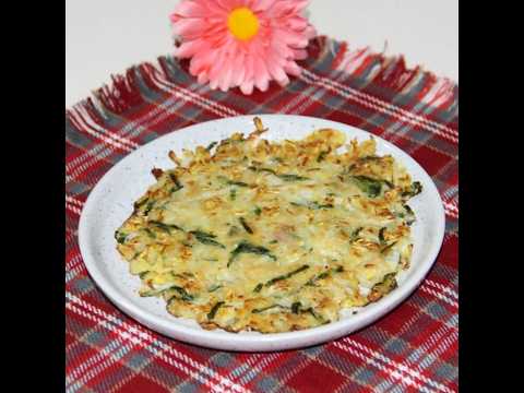 How to make Kale Cabbage Pancake with Tuna