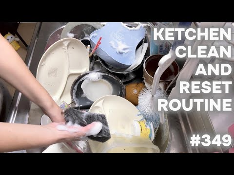 #349 キッチンリセットルーティーン/KITCHEN CLEAN AND RESET ROUTINE.