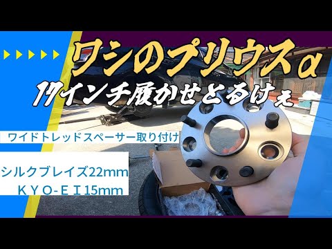 【プリウスα】ワシの車 前後にワイトレいれとるけぇ