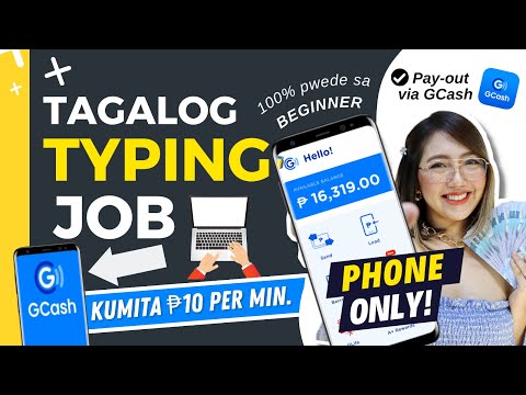 TAGALOG TYPING JOB: EARN P10/MINUTE USING PHONE ONLY! FULL EASY TUTORIAL FOR BEGINNERS