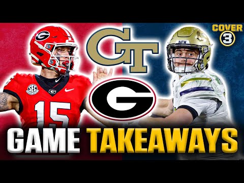 Georgia Survives Against Georgia Tech In 8OT | Kirby Smart, Brent Key, ACC, SEC, College Football