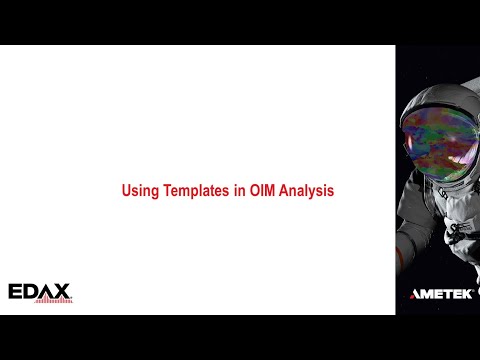 Using Templates in OIM Analysis