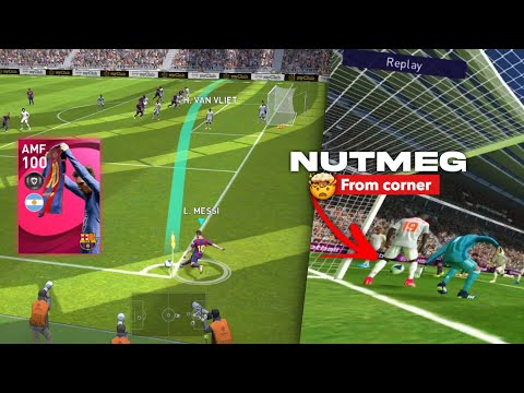 Nutmeg GOAL😱🤯 From Corner Kick • The 🐐 Leo Messi #Shorts