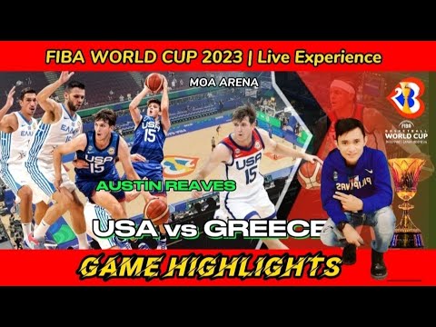 USA vs GREECE | Full Game Highlights | FIBAWC 2023 | 082823