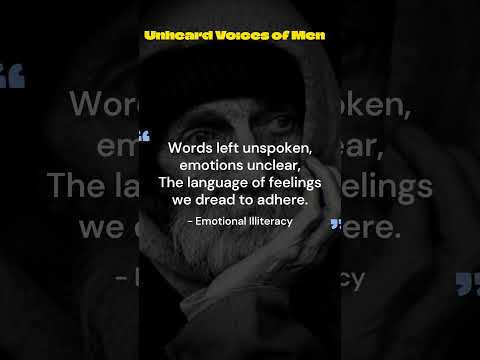 Emotional Illiteracy #whenfacingthethingsweturnawayfrom #noonewillbeleftbehind #mentalillness