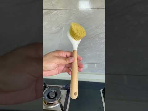 Imported Wooden Handle Long Pot Cleaning Brush