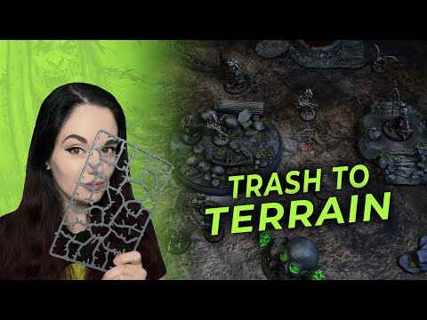 Make Terrain from Sprues & Trash - DIY Fantasy Terrain for Deth Wizards