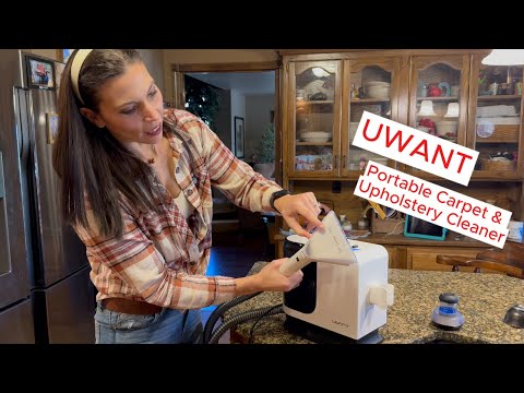 Demonstration of the UWANT Portable Carpet cleaner #cleaner #carpetcleaning #upholstery