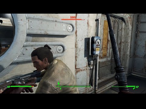 Killing Dino in Fallout 4 melee only