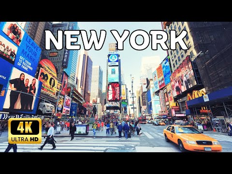 Explore New York City in 4K 🗽🚕 | Day🌆 and Night🌉 NYC Tour | 4K Drone Video 🏞️