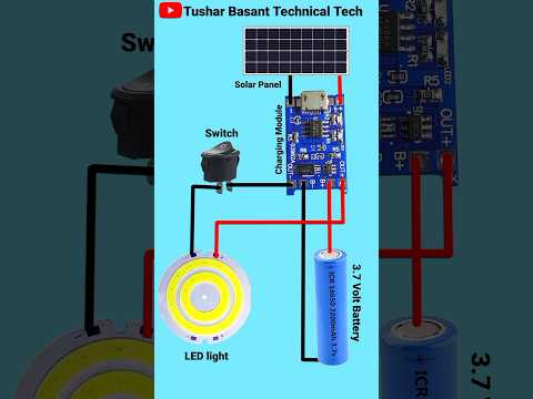 Emergency Torch light Connection DIY Project #shorts