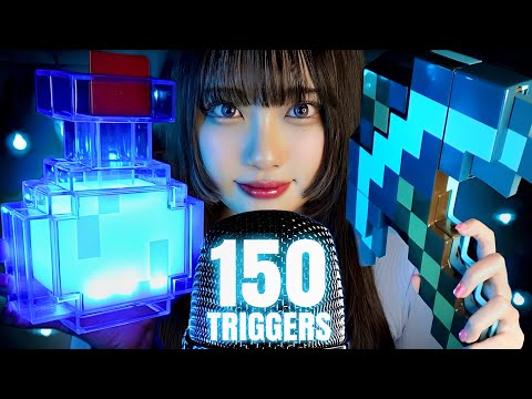 ASMR 150 TRIGGERS IN 15 MIN😪(1.5 Million Subscriber Celebration)