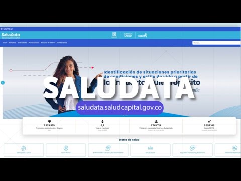 SaluData, el Observatorio Social en Salud de Bogotá. Información al servicio de la ciudadanía.