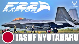 U.S. Air Force F-22 Raptors Drill with JASDF F-15Js & USMC F-35Bs at JASDF Nyutabaru Air Base│Japan