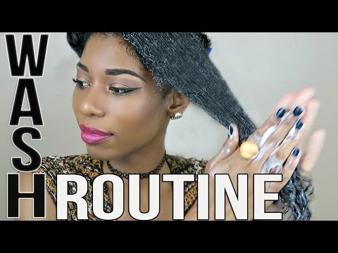 NATURAL HAIR WASH ROUTINE TO STIMULATE HAIR GROWTH