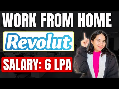 Revolut Hiring | Work from home jobs 2024 | Salary 6 LPA 💰 | Online jobs at home | Remote Jobs