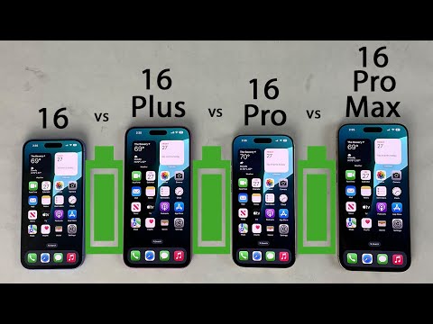 iPhone 16 Pro Max vs 16 Pro vs 16 Plus vs 16 Battery Life DRAIN Test