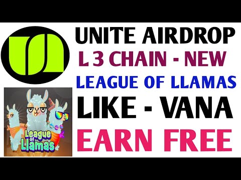 Unite Airdrop Full Details | League of Llamas Airdrop Update | New Telegram Airdrop 2025 | Unite.io