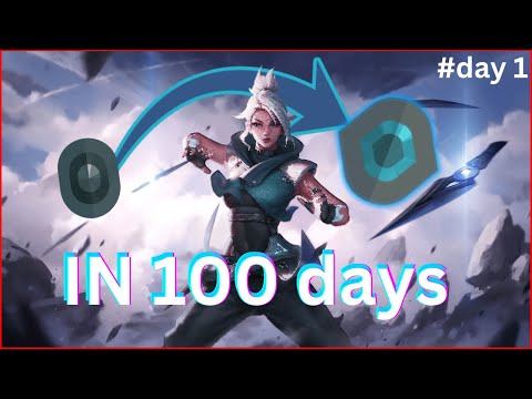 Iron to Platinum Rank speedrun in 100days |  Noob to Pro in valorant LIVE Gameplay #day1