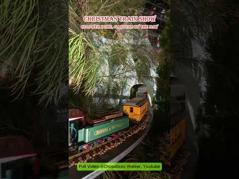 Christmas Train Show @Flower Dome, Gardens by the Bay Singapore