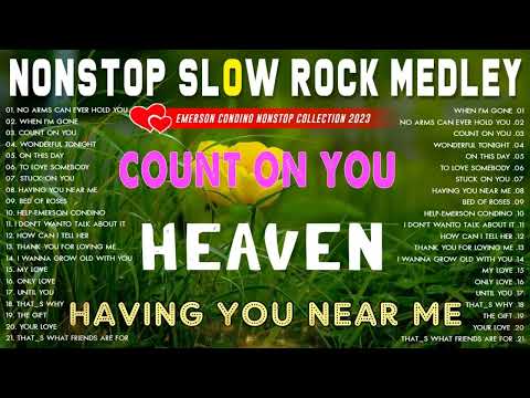 Slow Rock Love Song Nonstop 🎷 SLOW ROCK MEDLEY 💥 Rock Ballads 70S 80S 90S