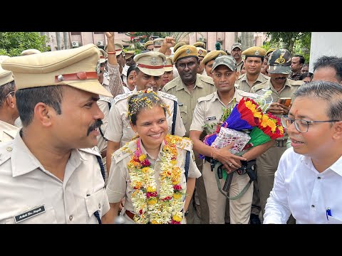 Farewell to IPS Sagarika Nath in Balasore