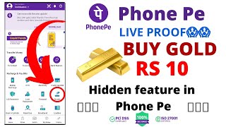 How to buy and sell phonepe gold | phonepe gold sell charges | phonepe gold rate LIVE PROOF 2021